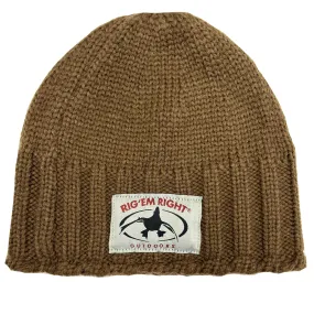 Knit Beanie - Dirty Brown