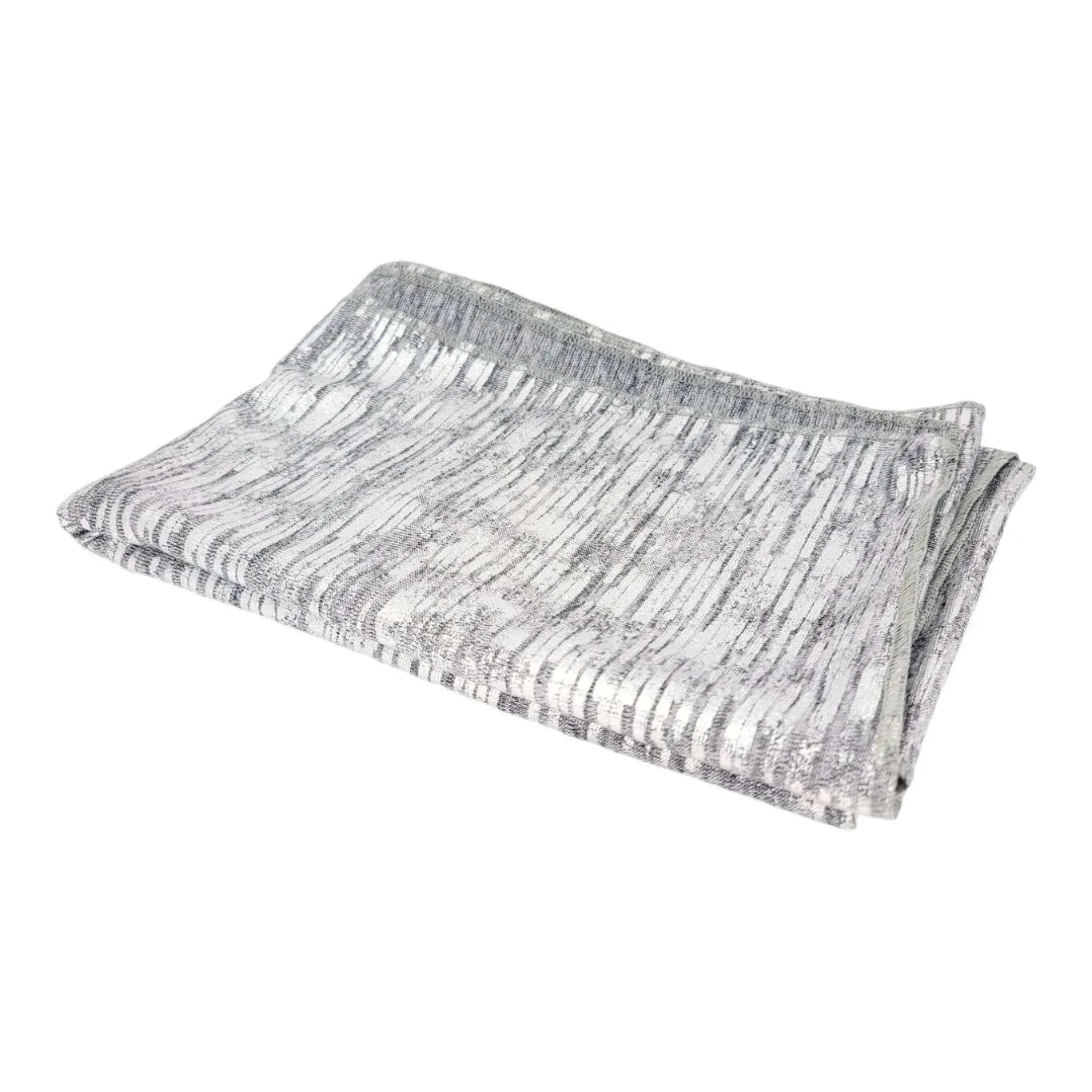 Knit Scarf - Oblong - Space Dye (Silver) by Dana Herbert