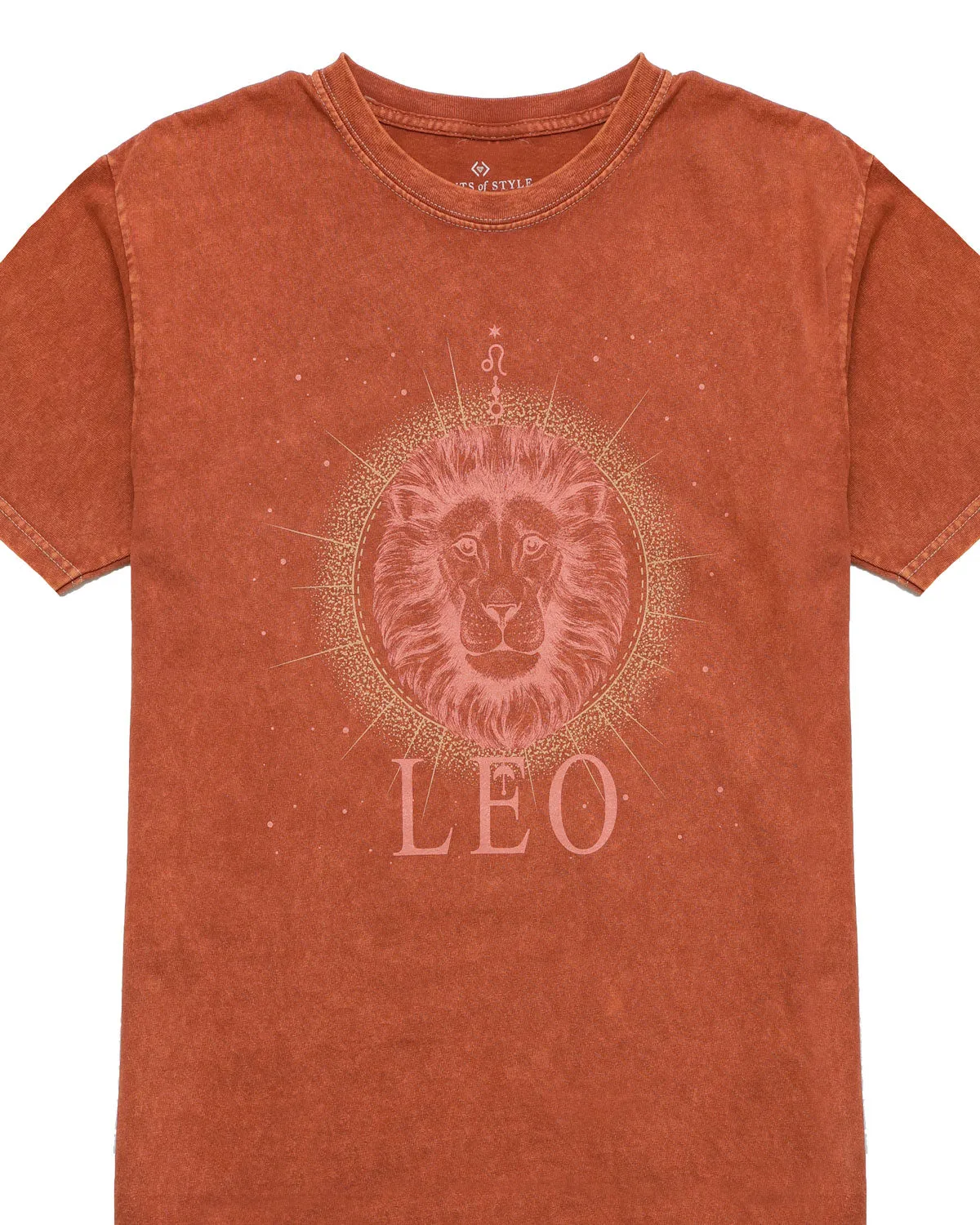 Leo Zodiac Graphic Crew T-Shirt | S-3XL