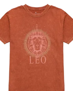 Leo Zodiac Graphic Crew T-Shirt | S-3XL