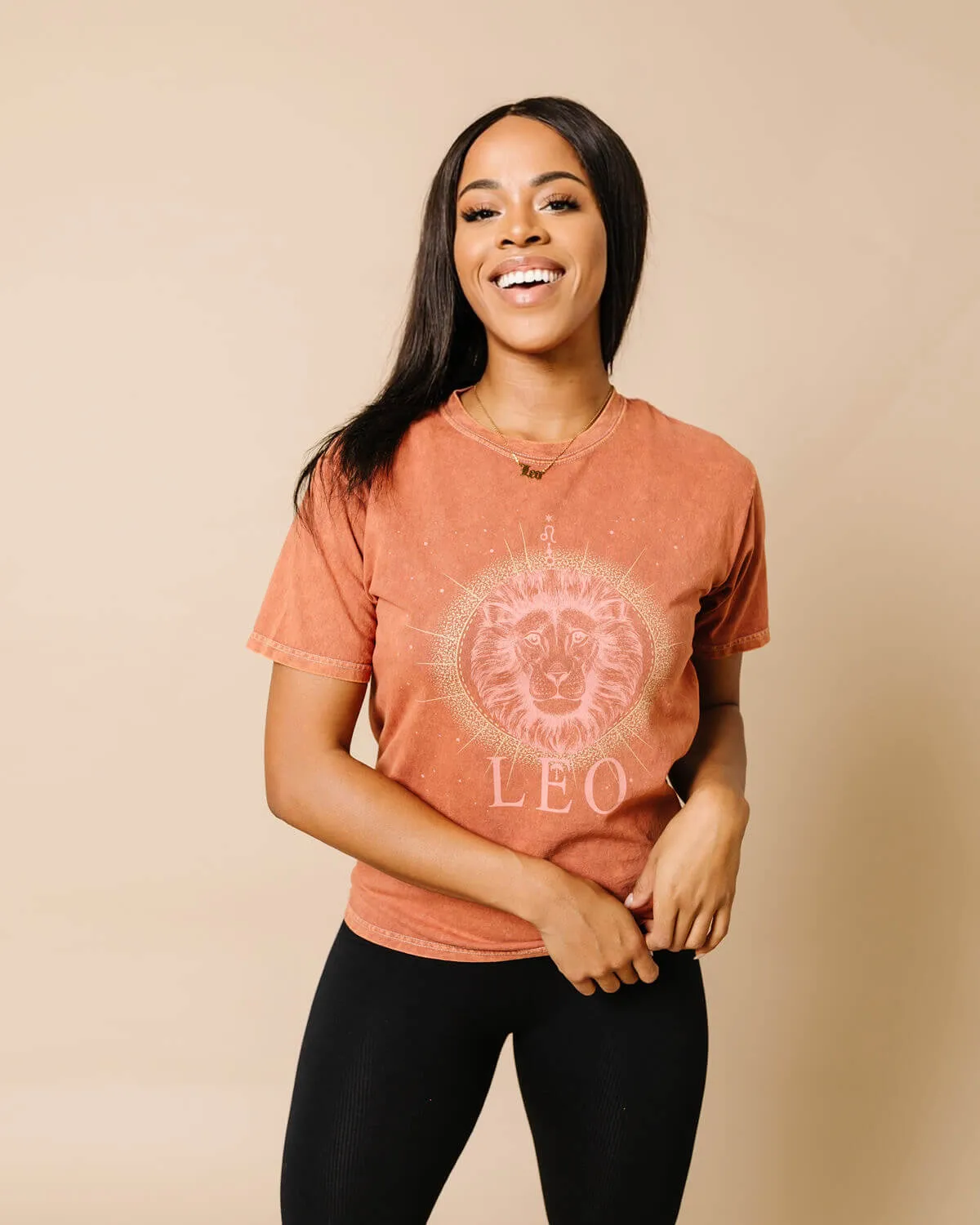 Leo Zodiac Graphic Crew T-Shirt | S-3XL