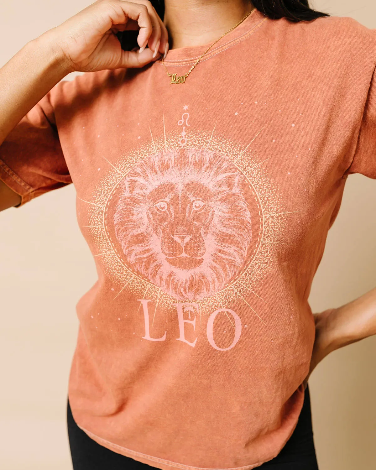 Leo Zodiac Graphic Crew T-Shirt | S-3XL