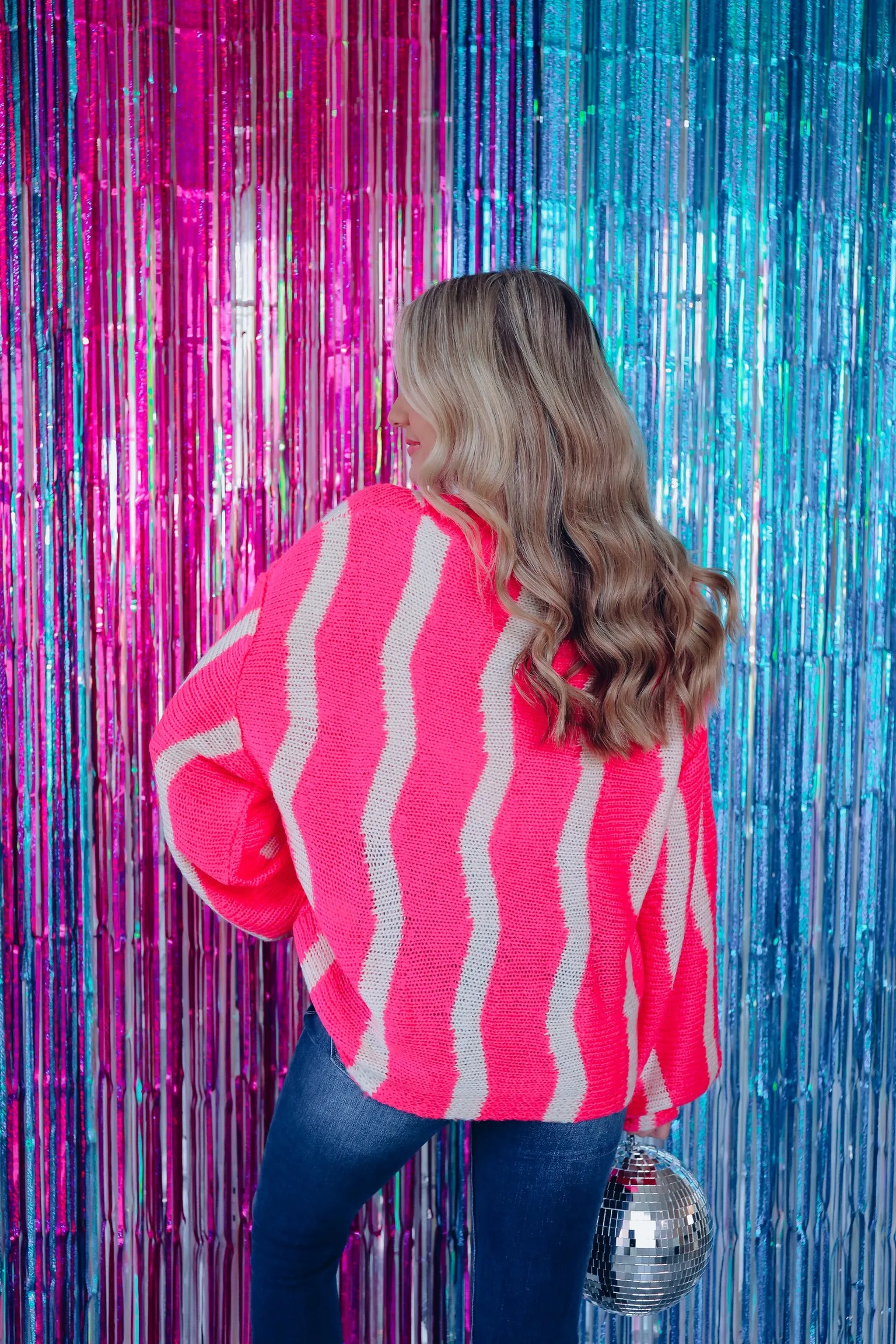 Livin' On Sunshine Light Weight Knit Sweater - Pink