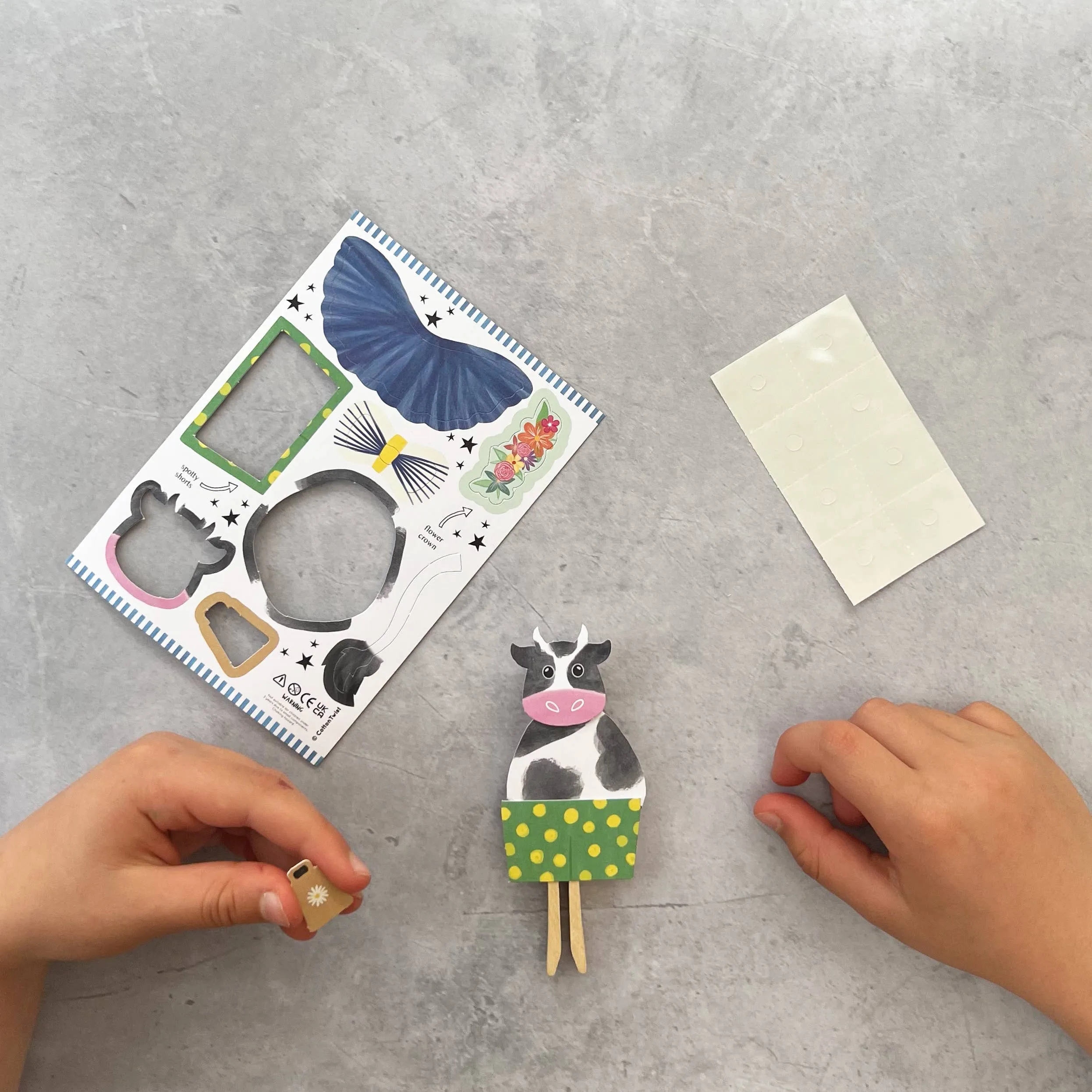 Make Your Own Cow Peg Doll