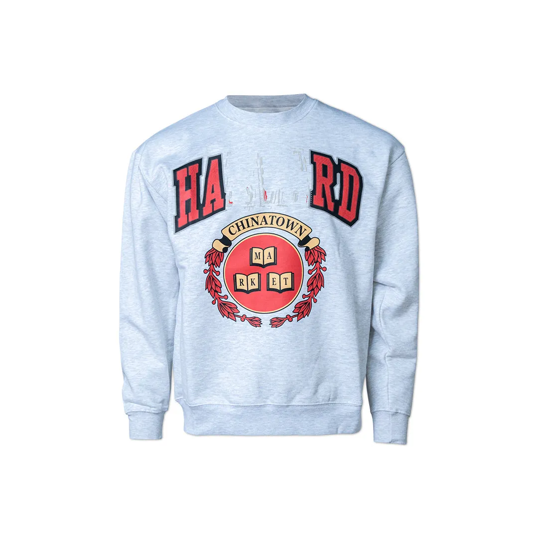 MARKET Chinatown Hard Crewneck Grey - Small