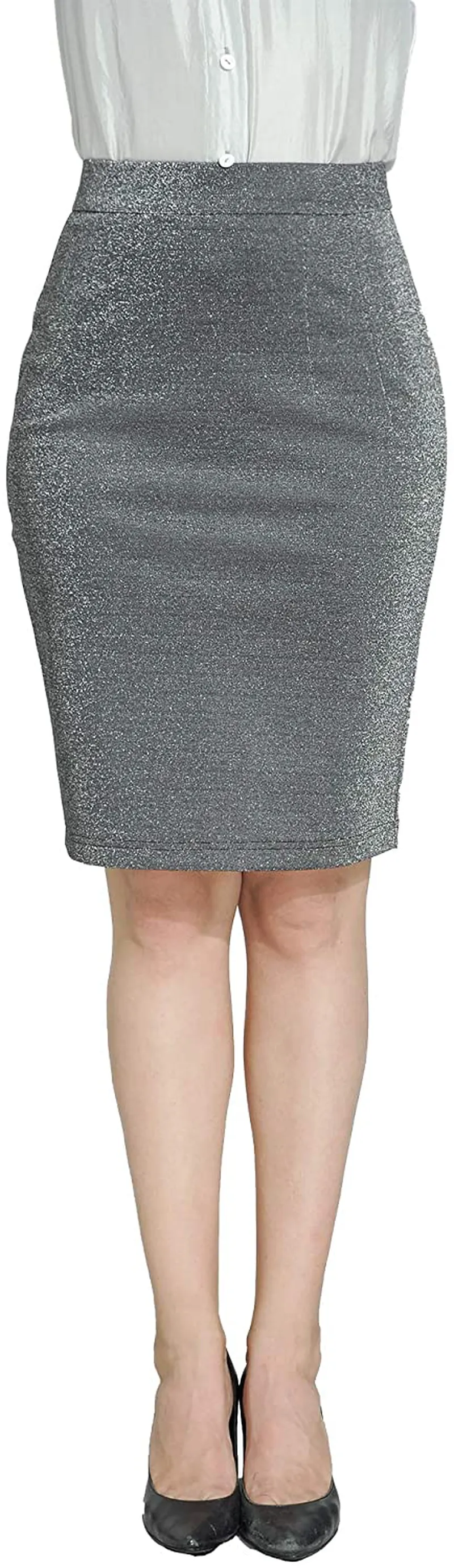 Marycrafts Women's Work Office Business Pencil Skirt