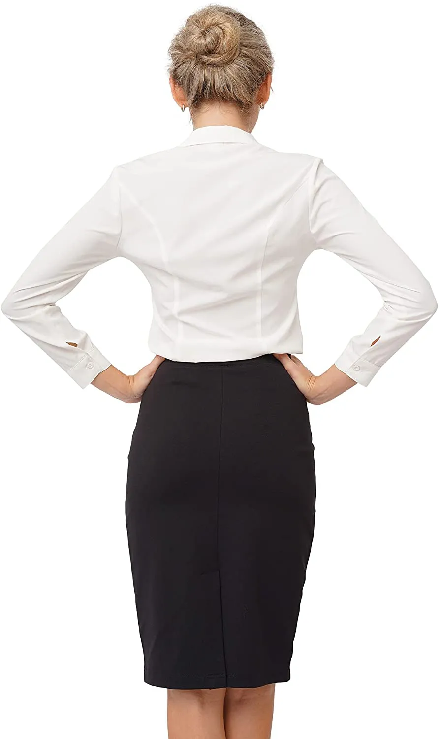 Marycrafts Women's Work Office Business Pencil Skirt