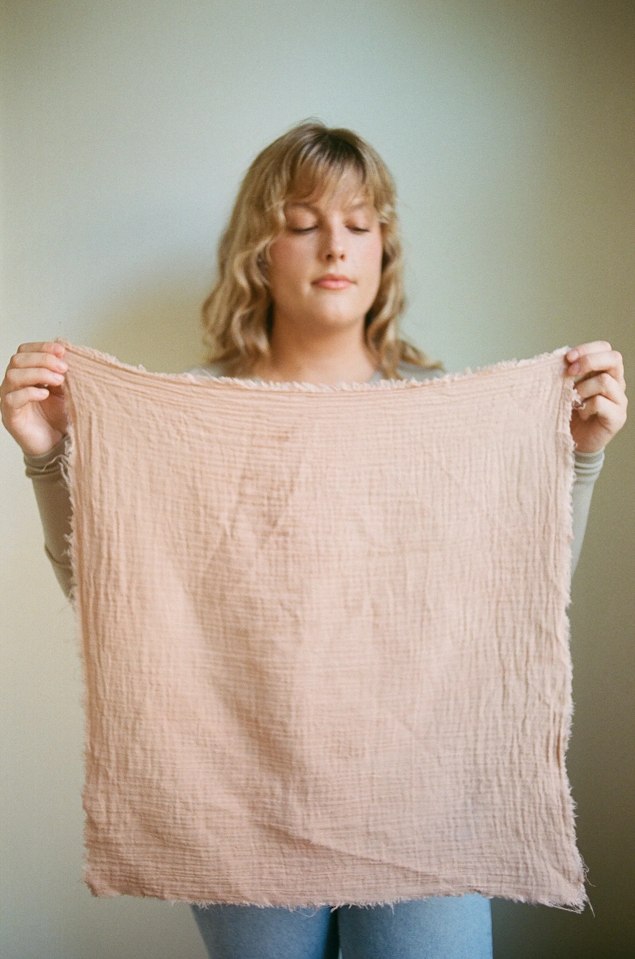 Mauve Pink Organic Cotton Plant Dyed Bandana