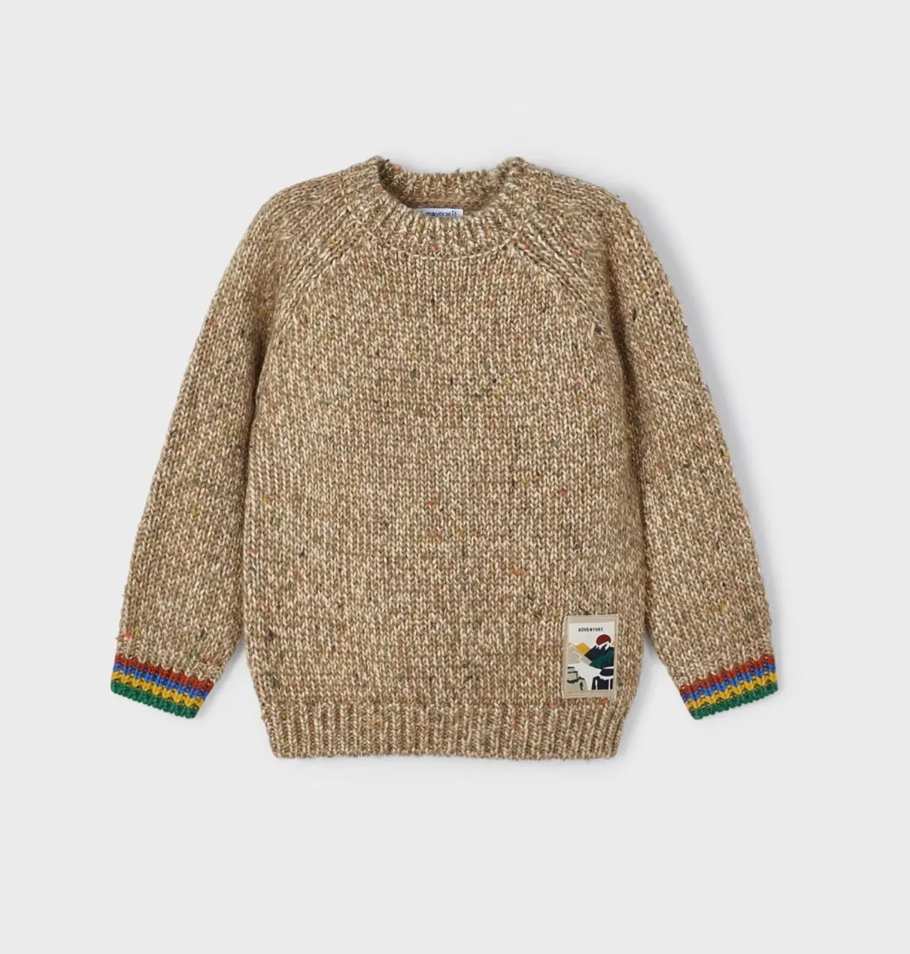 Mayoral Boys Truffle Color Knit Sweater