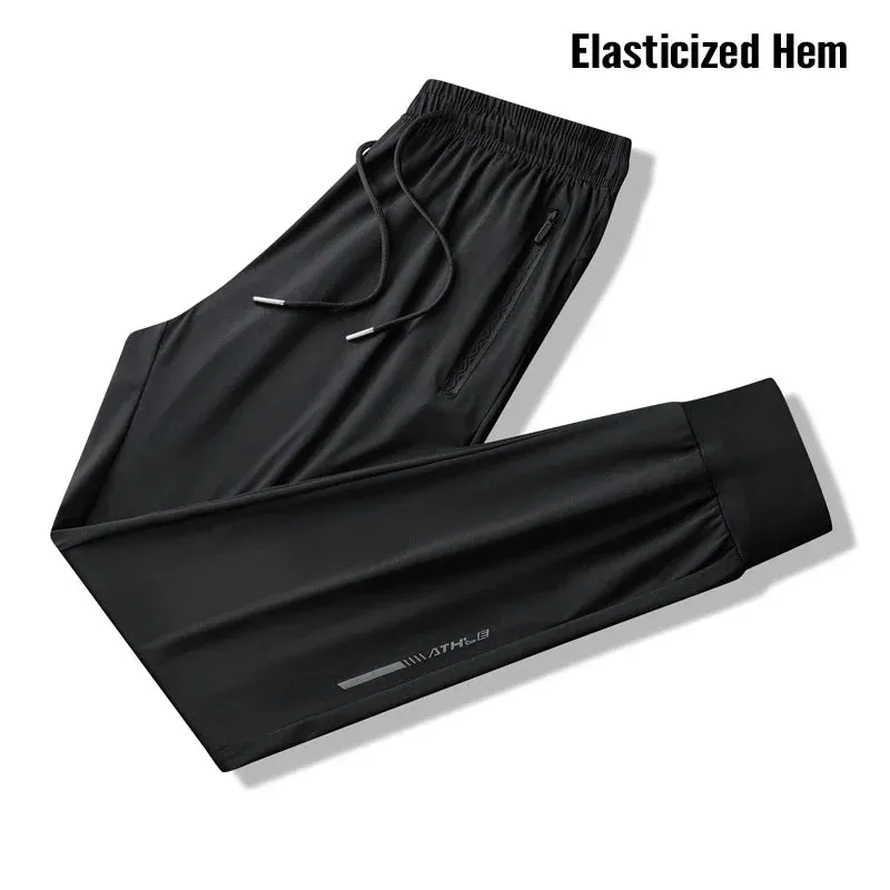 Men Sport Pants Running Pants With Zipper Pockets Soccer Training Jogging Sports Trousers Fitness Football Leggings Sweatpants