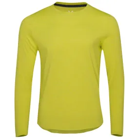 Mens Astral Long Sleeve Tech T-Shirt (Citron)