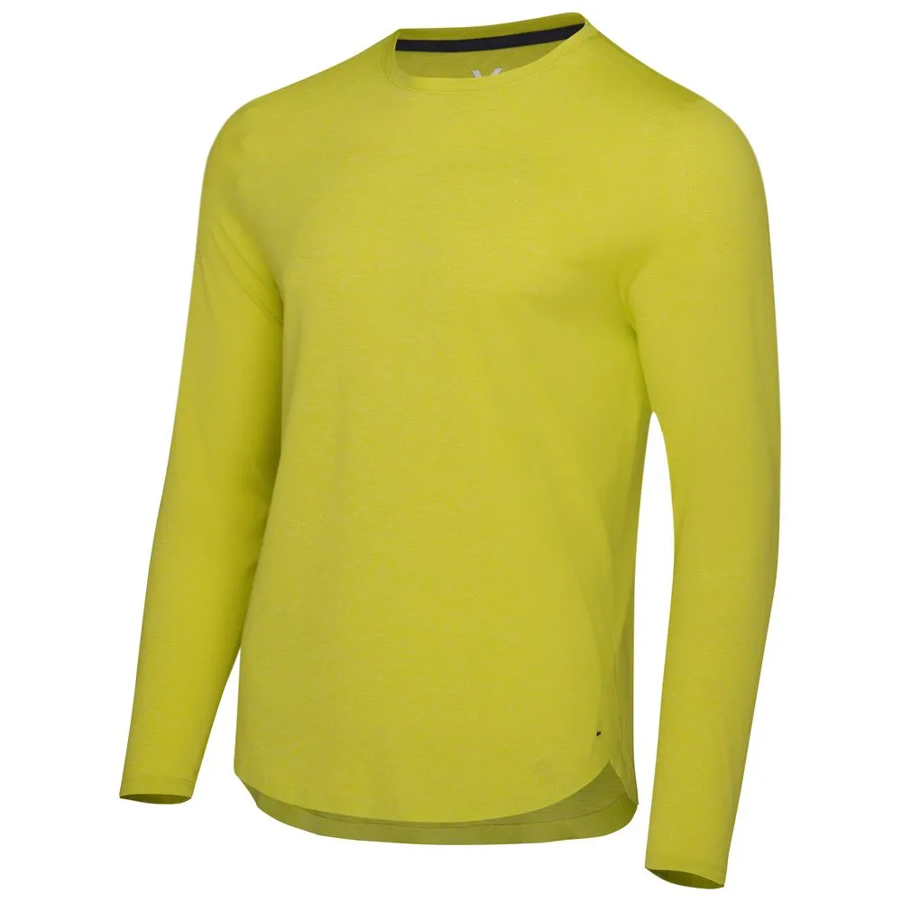 Mens Astral Long Sleeve Tech T-Shirt (Citron)