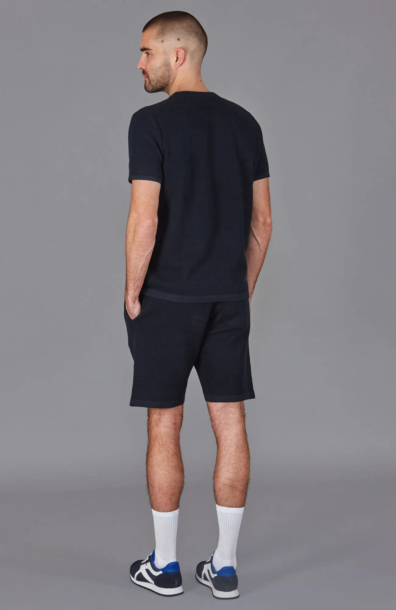 Mens Heavyweight Cotton Textured Shorts