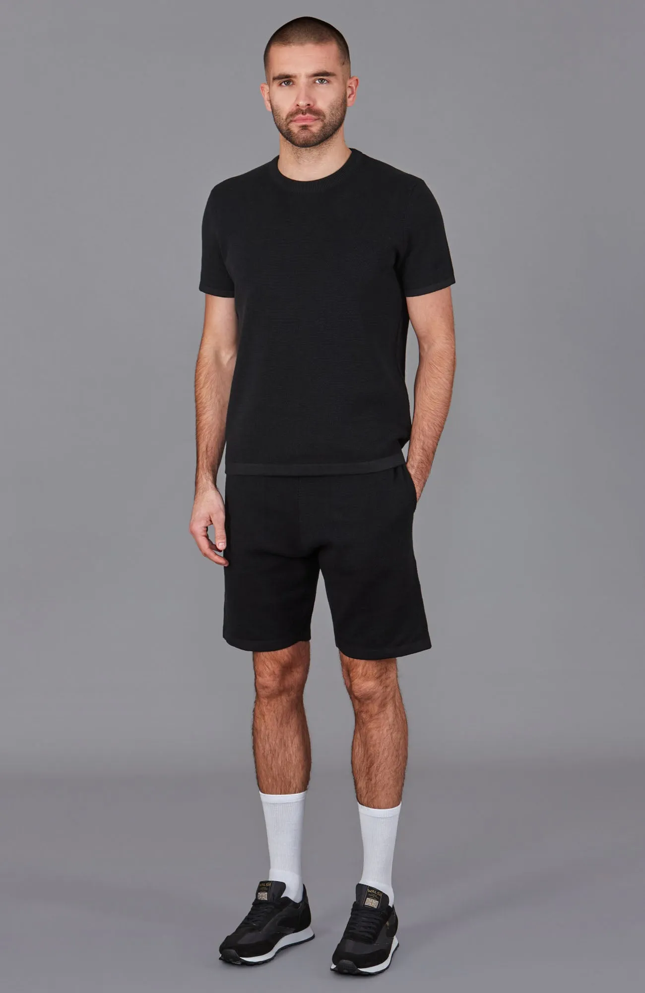 Mens Heavyweight Cotton Textured Shorts