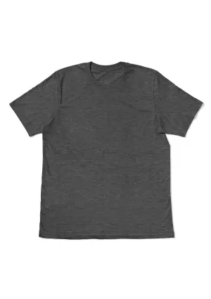 Men's Metal Gray Heather Short Sleeve Crew Neck T-Shirt