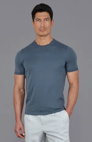 Mens Superfine Mercerised Cotton Knitted T-Shirt