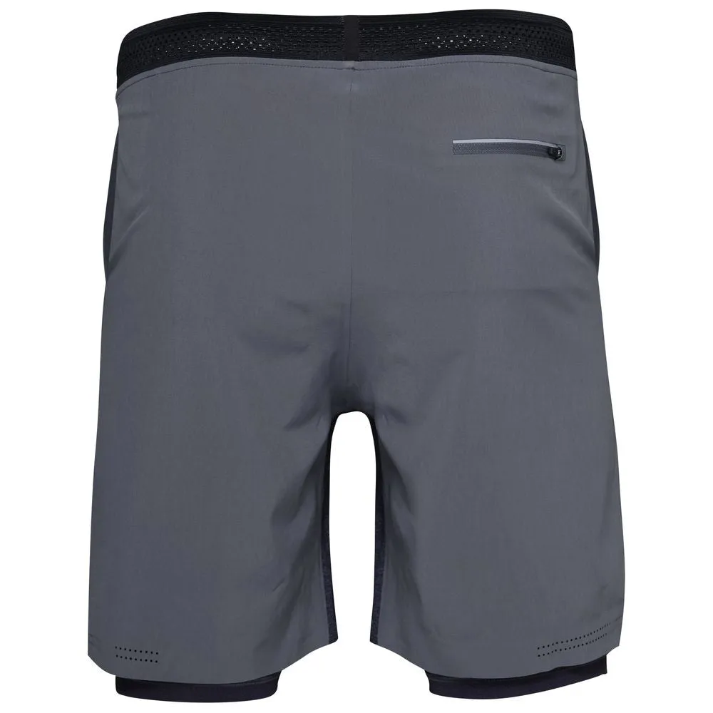 Mens Swift 2-In-1 Shorts (Charcoal/Graphite)