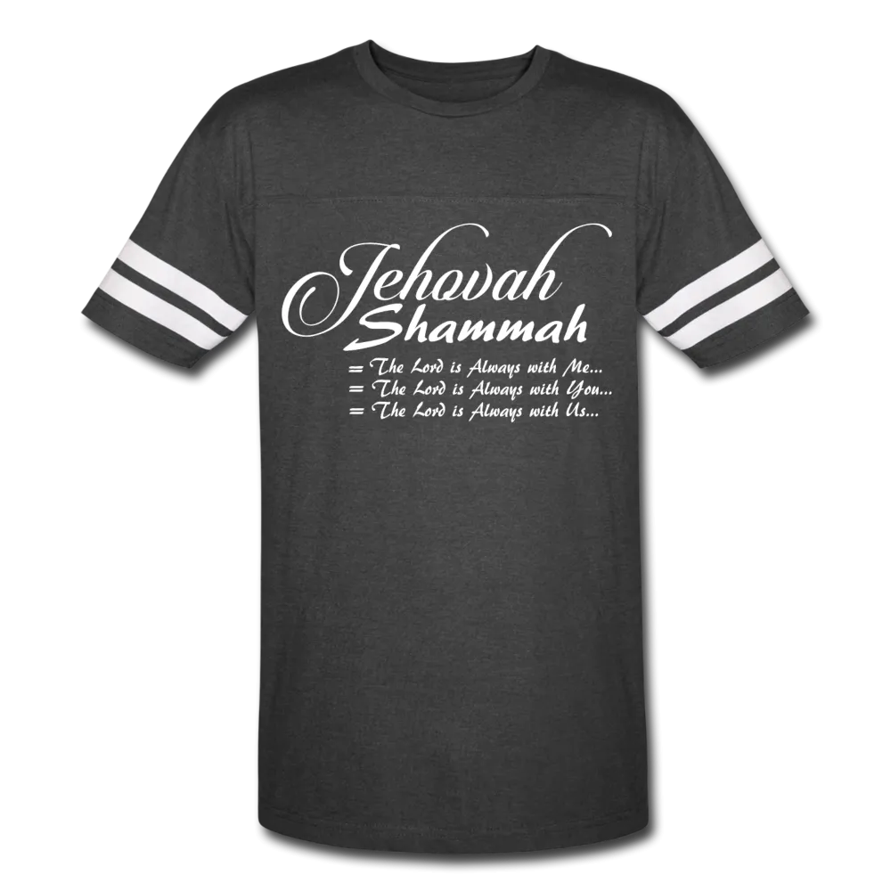 Men's T-Shirt, Jehovah Shammah Short Sleeve Vintage Sport Tee