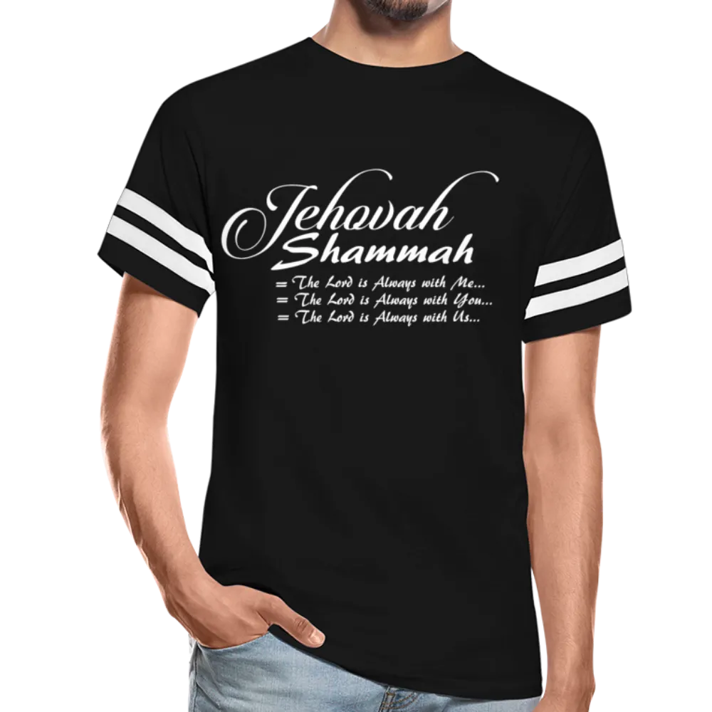 Men's T-Shirt, Jehovah Shammah Short Sleeve Vintage Sport Tee