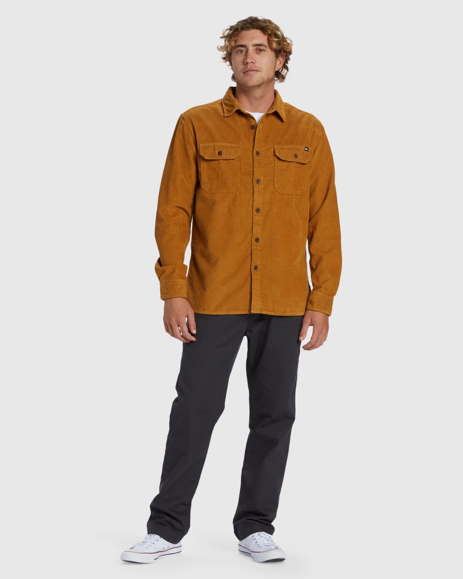 Mens Venture Long Sleeve Corduroy Shirt