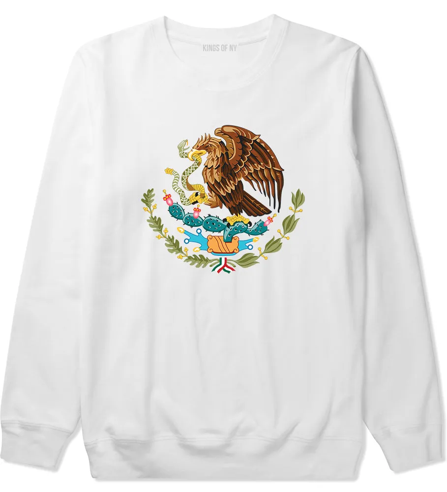 Mexican Color Coat Of Arms Mens Crewneck Sweatshirt