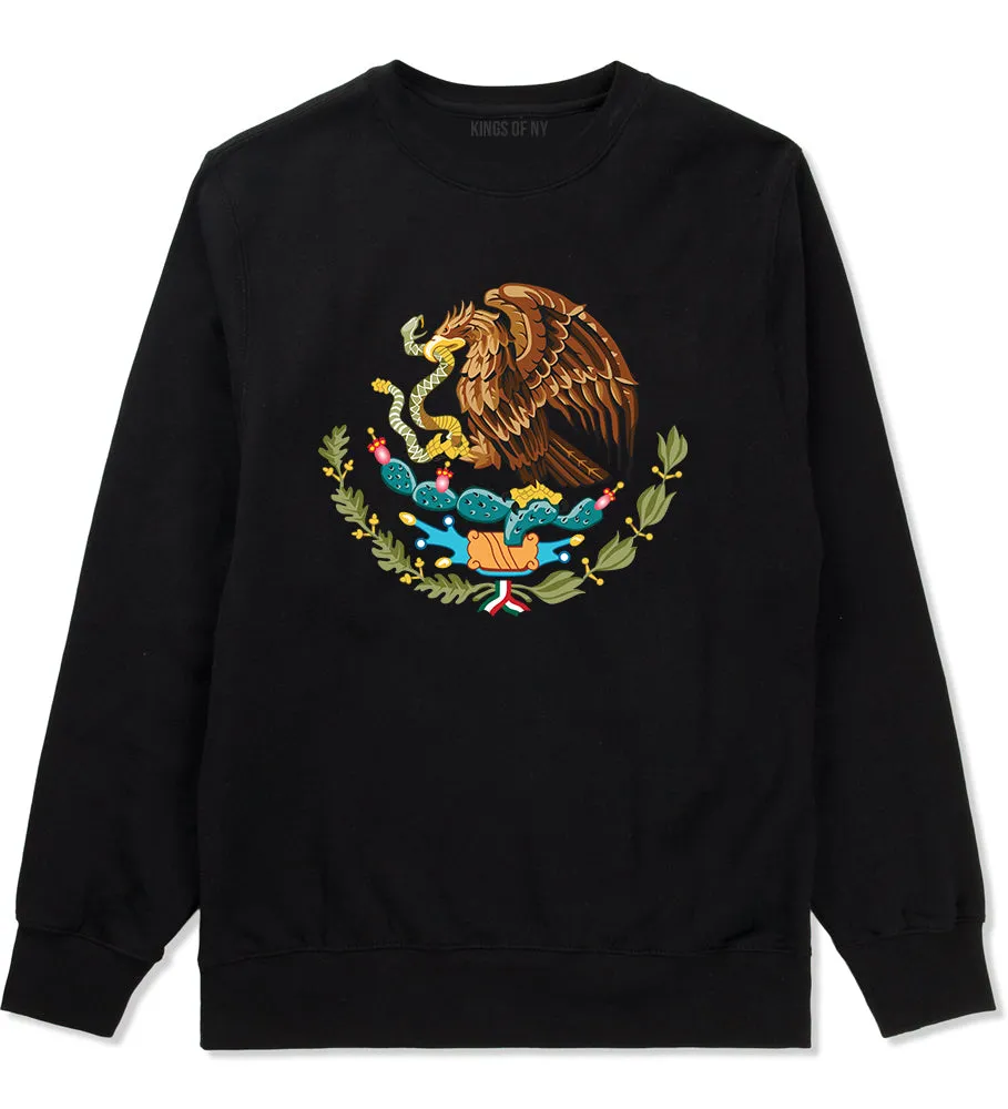 Mexican Color Coat Of Arms Mens Crewneck Sweatshirt