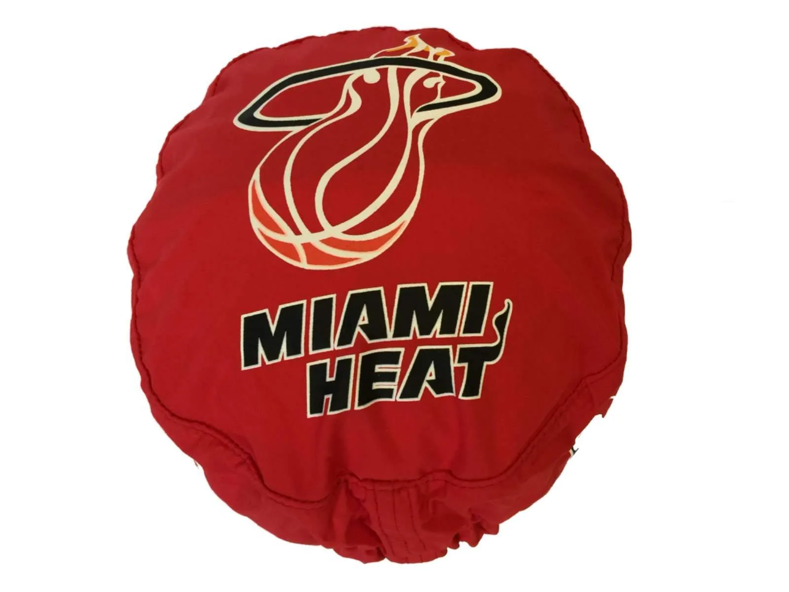 Miami Heat Mitchell & Ness Red Lightweight Fitted Flat Bill Hat Cap