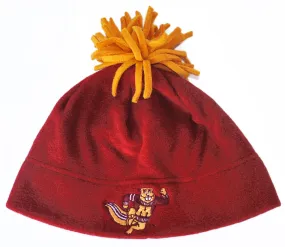 Minnesota Golden Gophers GII Embroidered Logo Maroon Fleece Pom Cap Hat Beanie