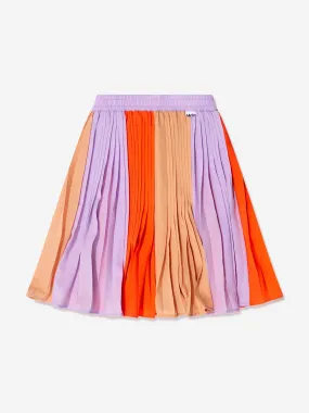 Molo Girls Colourblock Pleated Skirt