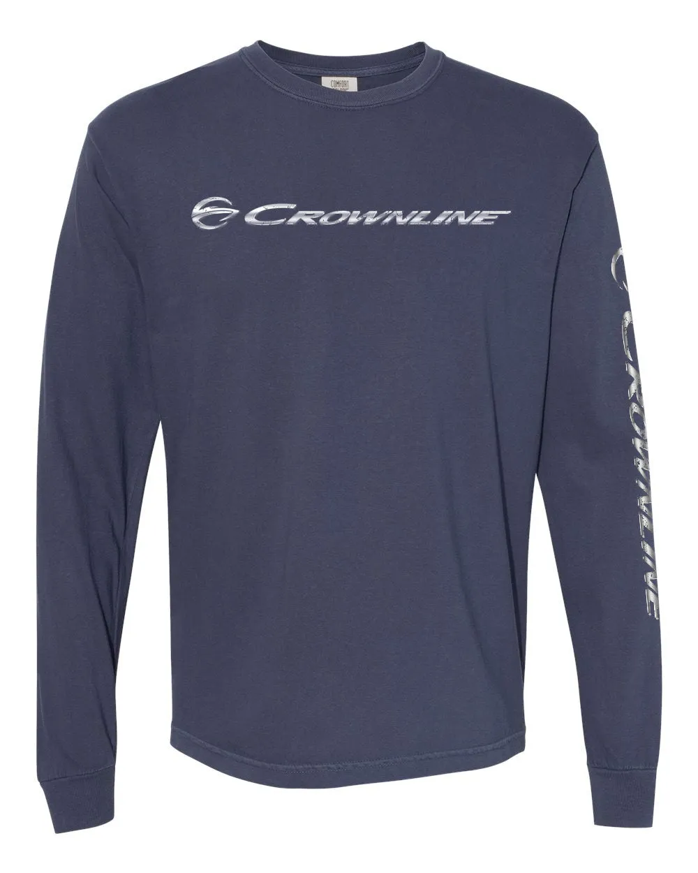 Navy Ring Spun Long Sleeve Tee