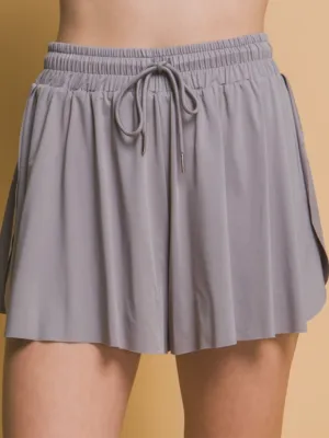 Nina Two in One Shorts - Grey