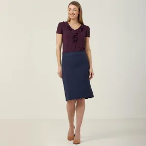 NNT Uniforms Sharkskin Detail Pencil Skirt (CAT2L3)