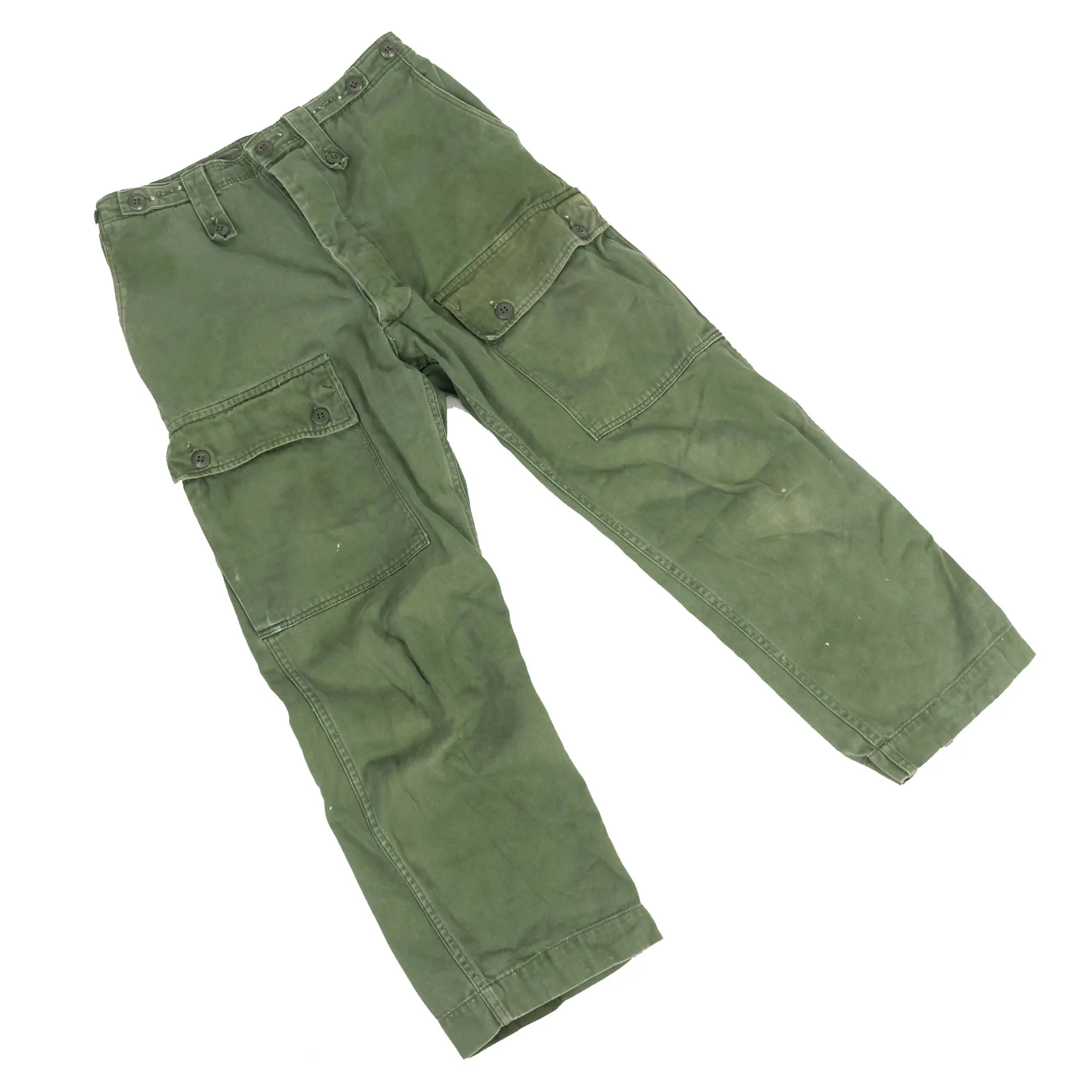 Original Australian Vietnam War Uniform and Load Bearing Equipment LBE Set Featuring “Pixie Greens” Fatigues