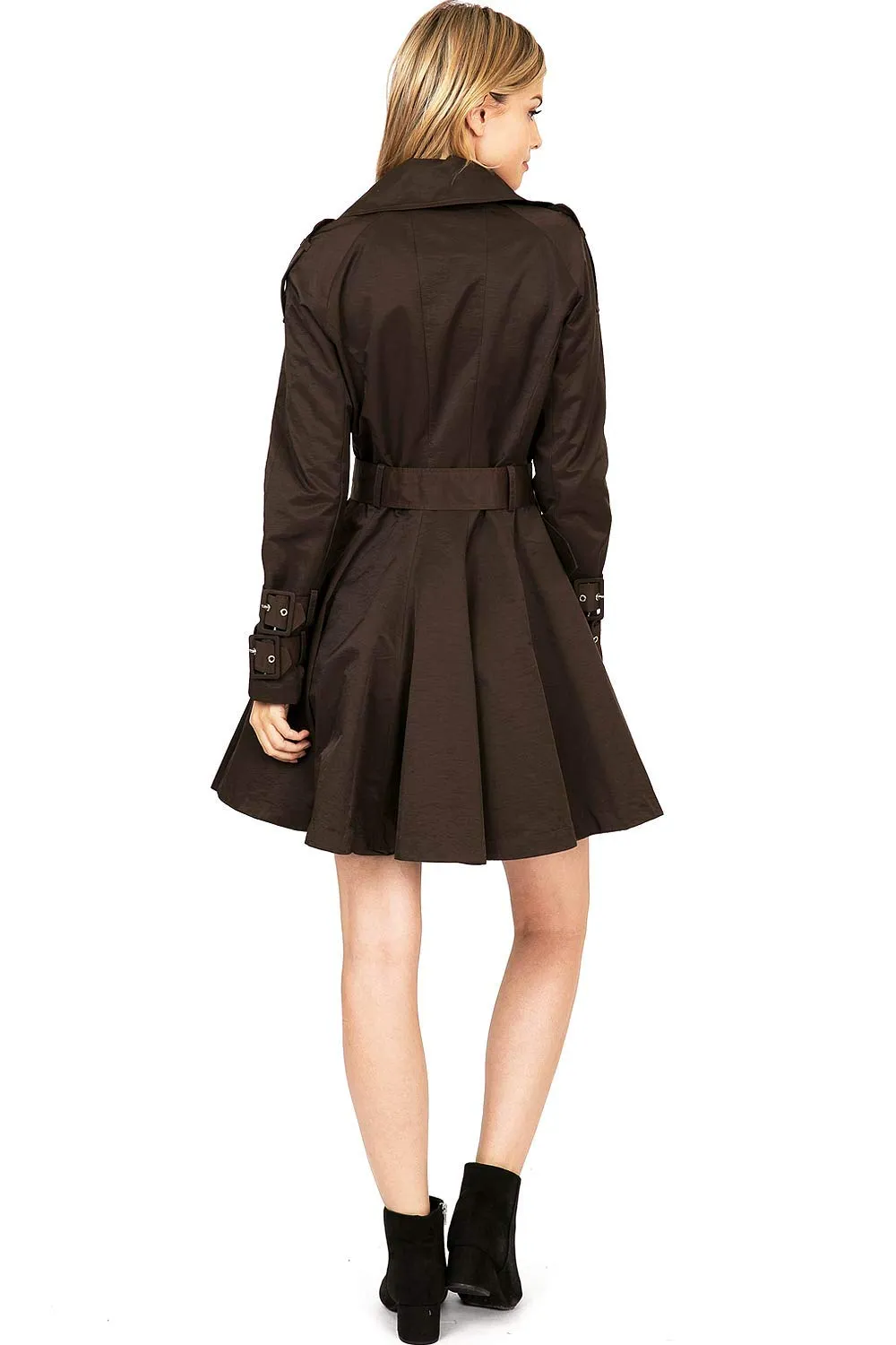 Parisian Trench Coat Dress