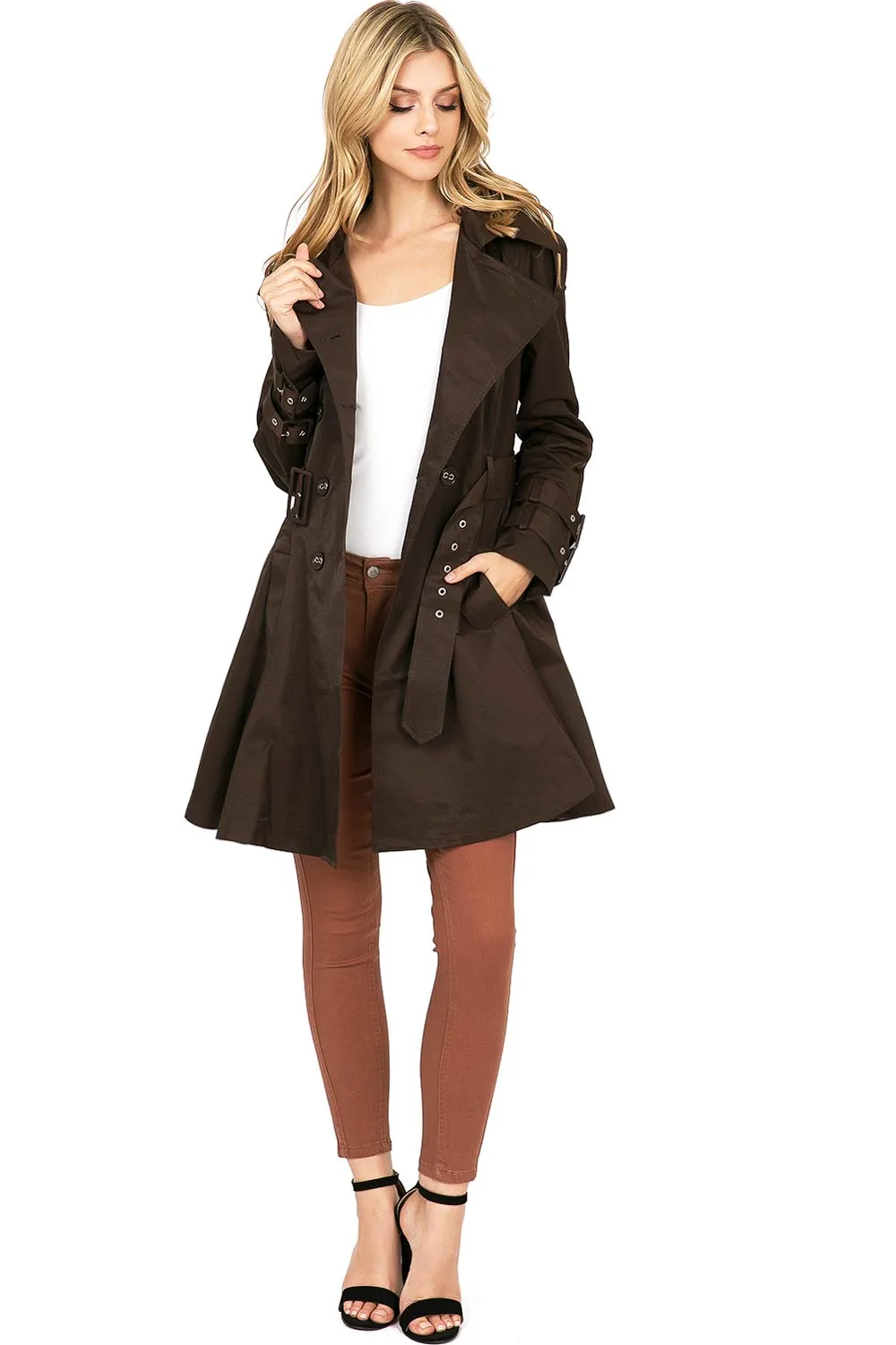 Parisian Trench Coat Dress