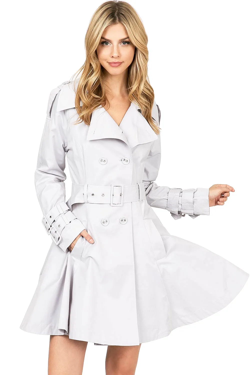 Parisian Trench Coat Dress