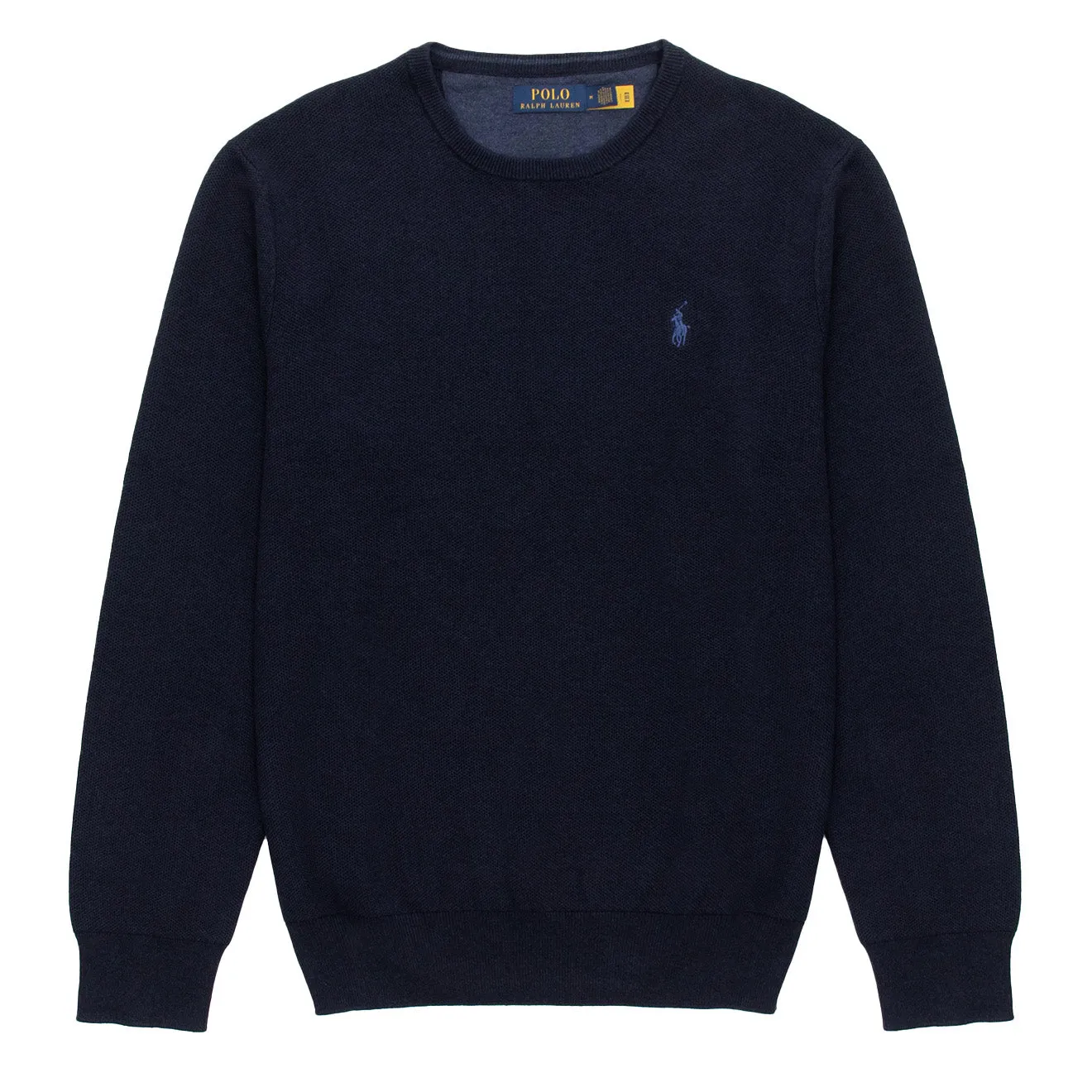 Polo Ralph Lauren Cotton Crewneck Jumper Navy Heather