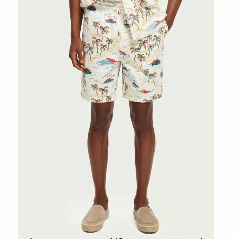 Printed Bermuda Short (Cream) - S1715955739