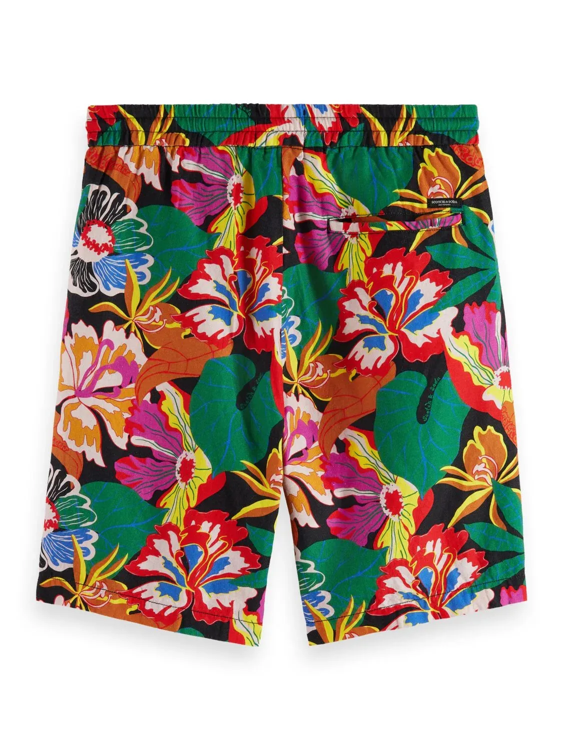 Printed Cotton Bermuda Short (Multi Color) - S1715565716