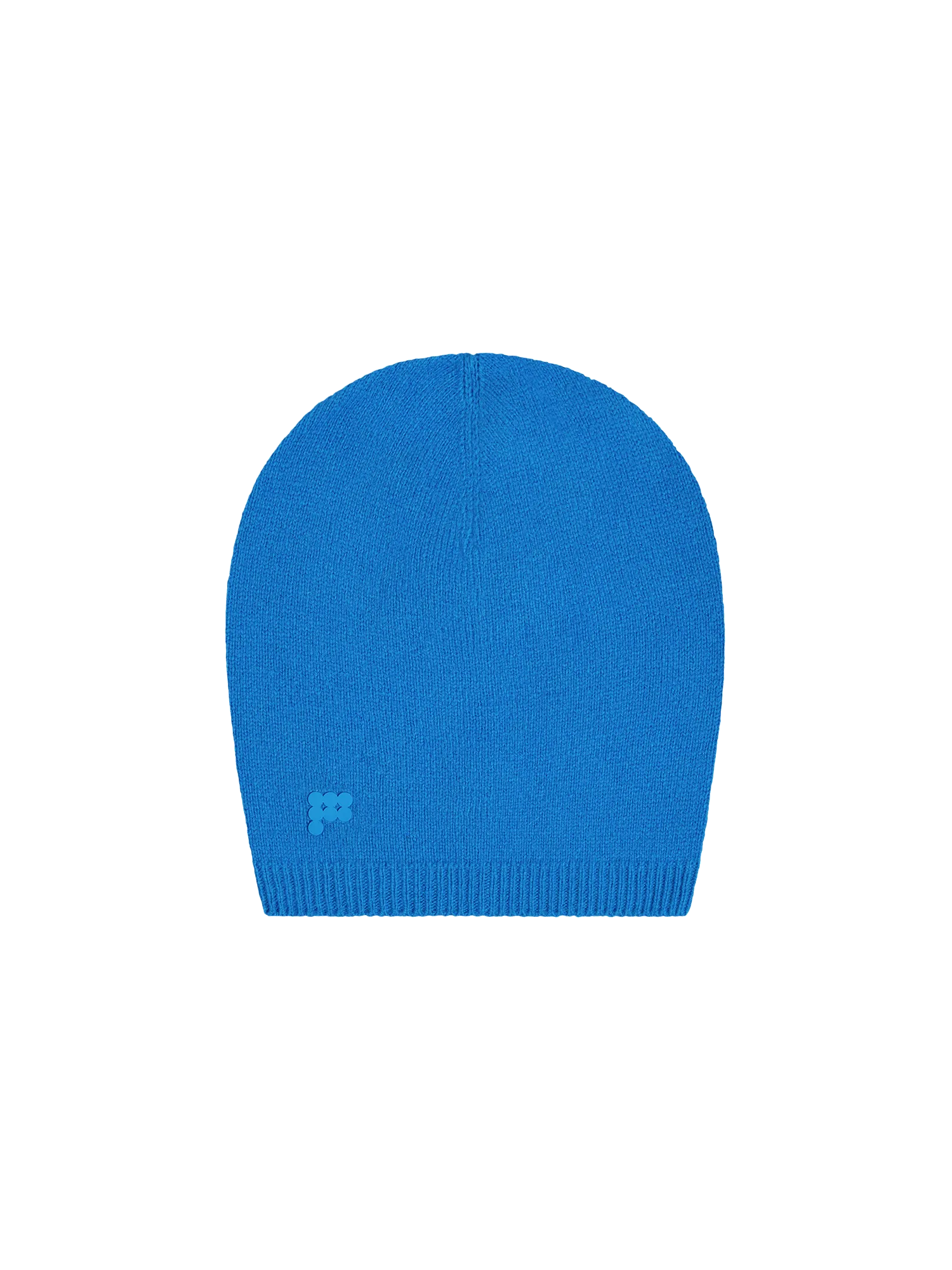 Recycled Cashmere Beanie—cerulean blue