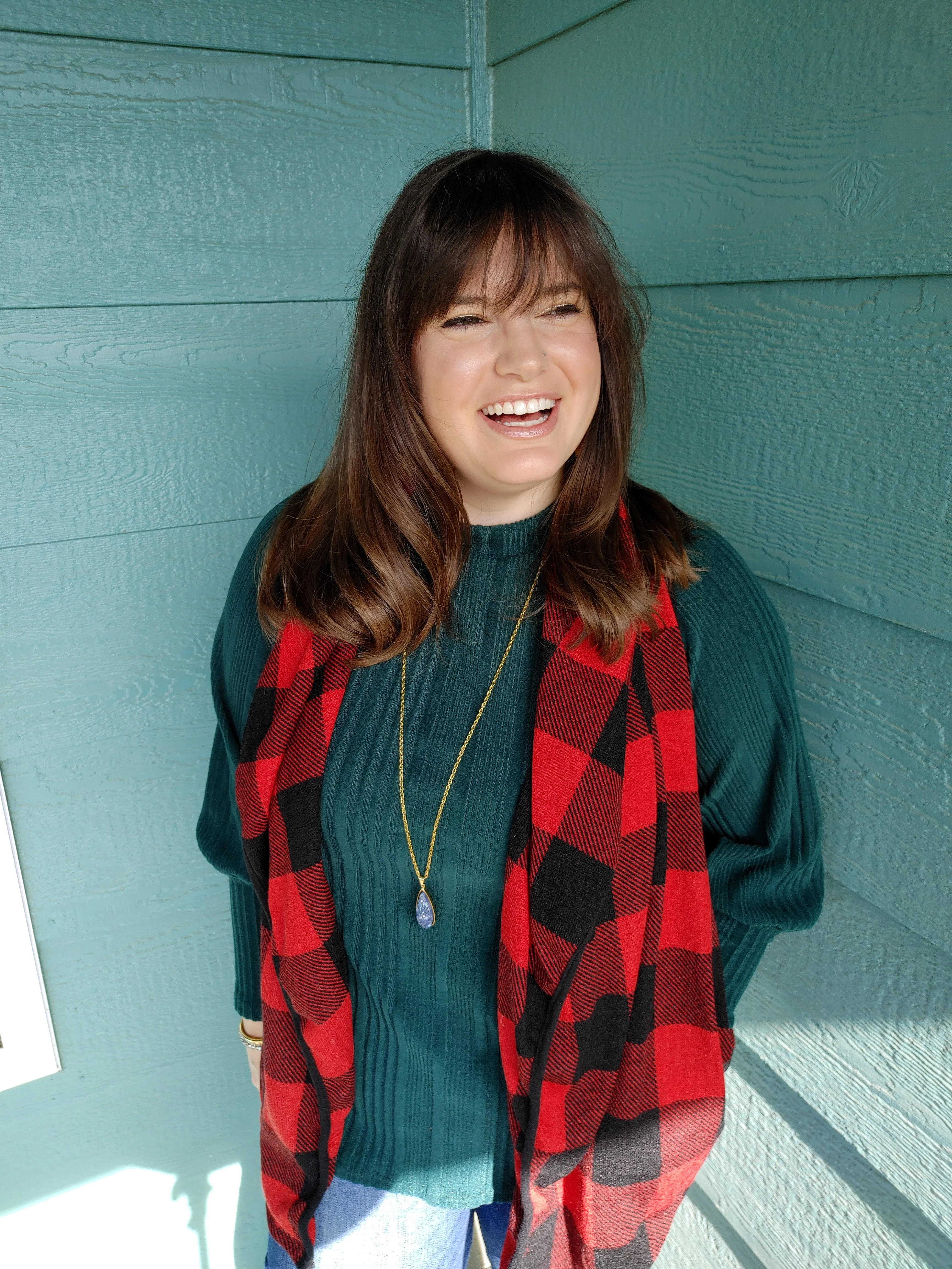 Red & Black Buffalo Plaid Vest