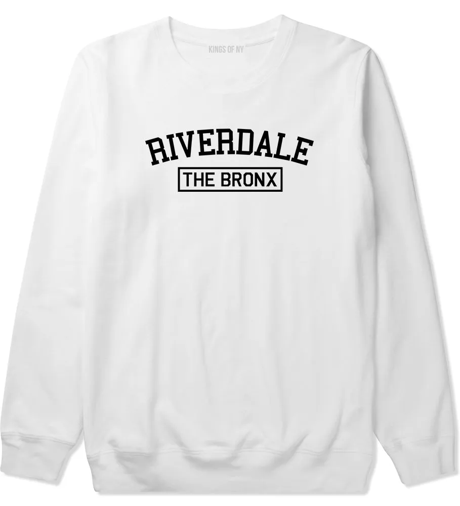 Riverdale The Bronx NY Mens Crewneck Sweatshirt