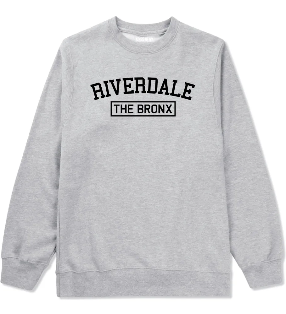 Riverdale The Bronx NY Mens Crewneck Sweatshirt