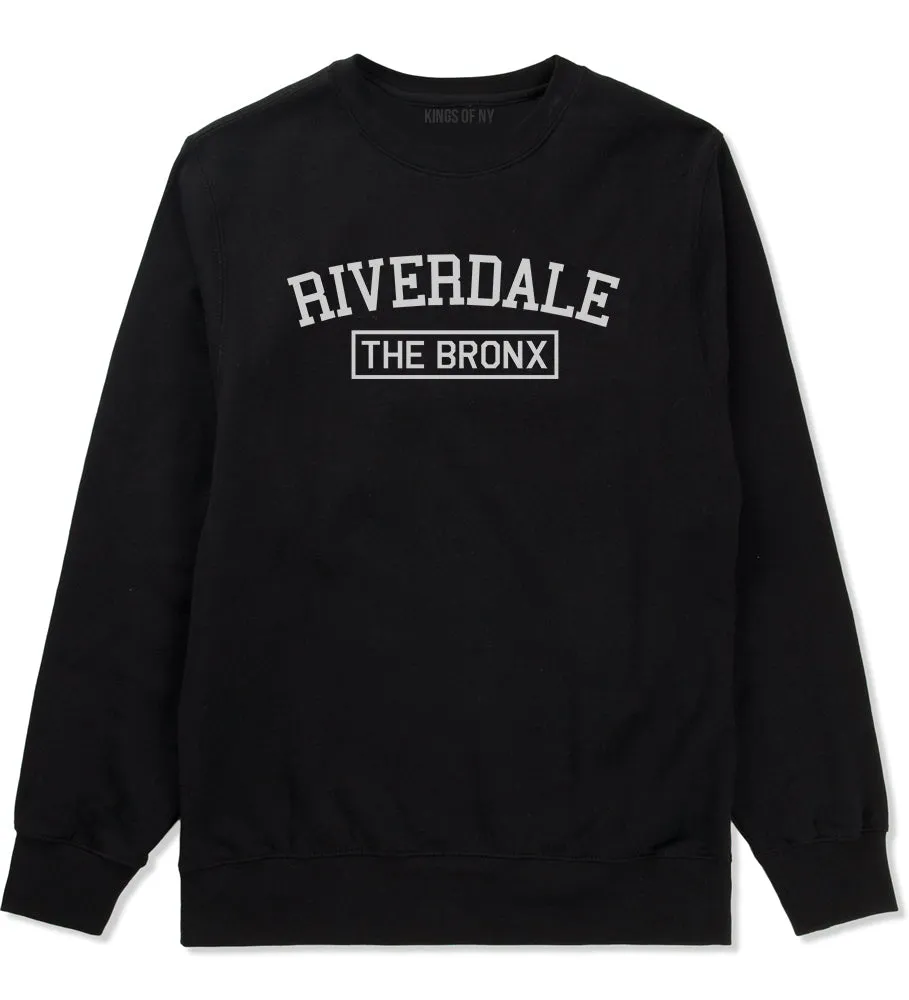 Riverdale The Bronx NY Mens Crewneck Sweatshirt