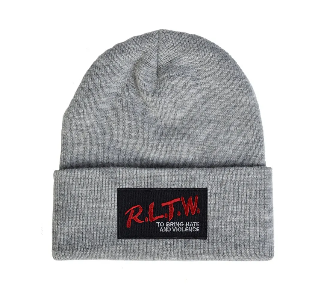 RLTW Hate & Violence Patch Cuff Beanie