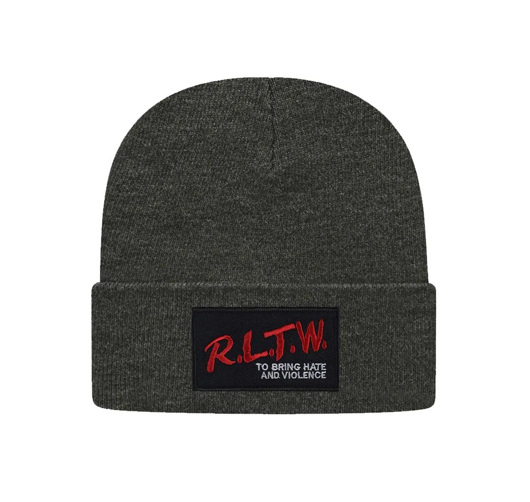 RLTW Hate & Violence Patch Cuff Beanie