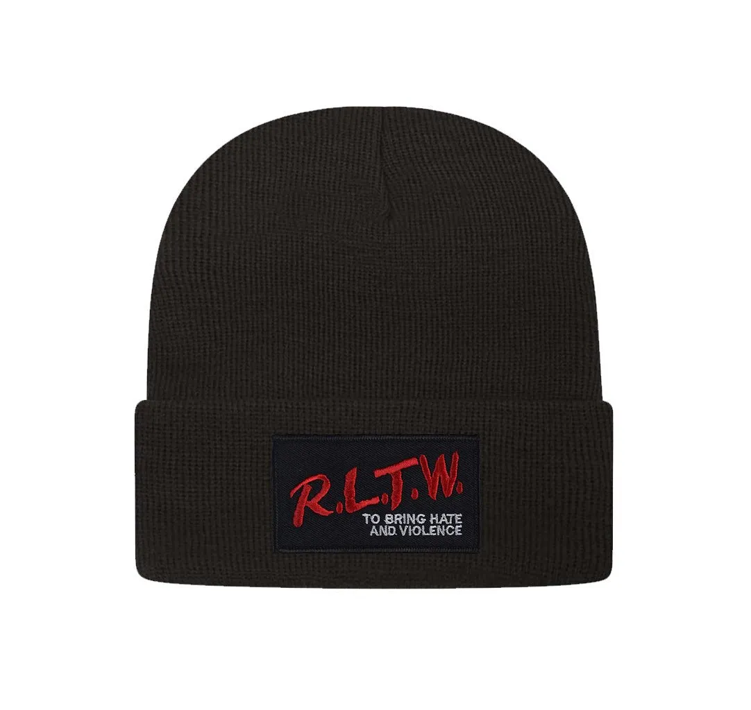 RLTW Hate & Violence Patch Cuff Beanie