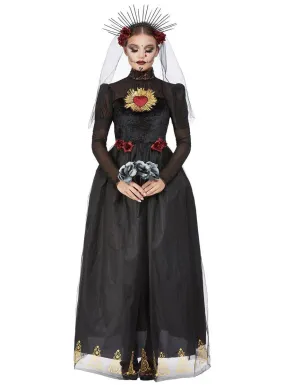 Sacred Heart Day of the Dead Bride Womens Halloween Costume