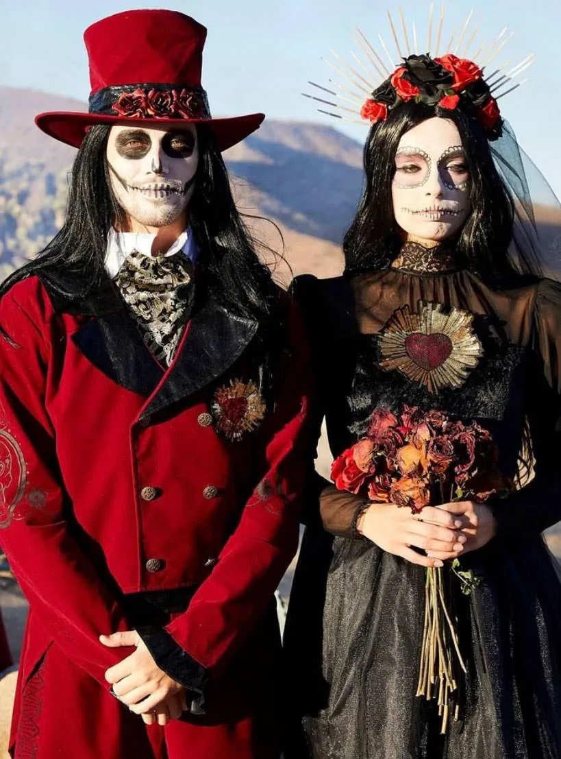 Sacred Heart Day of the Dead Bride Womens Halloween Costume