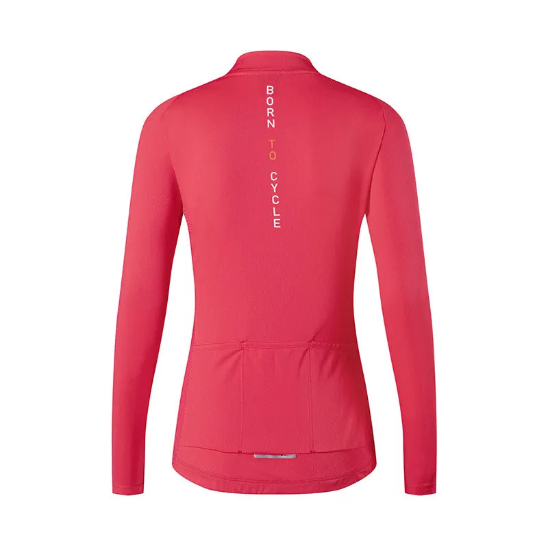 Santic Light Miss Pink Women jersey Long Sleeve